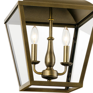 Kichler - 52474CHZ - Two Light Pendant - Dame - Character Bronze