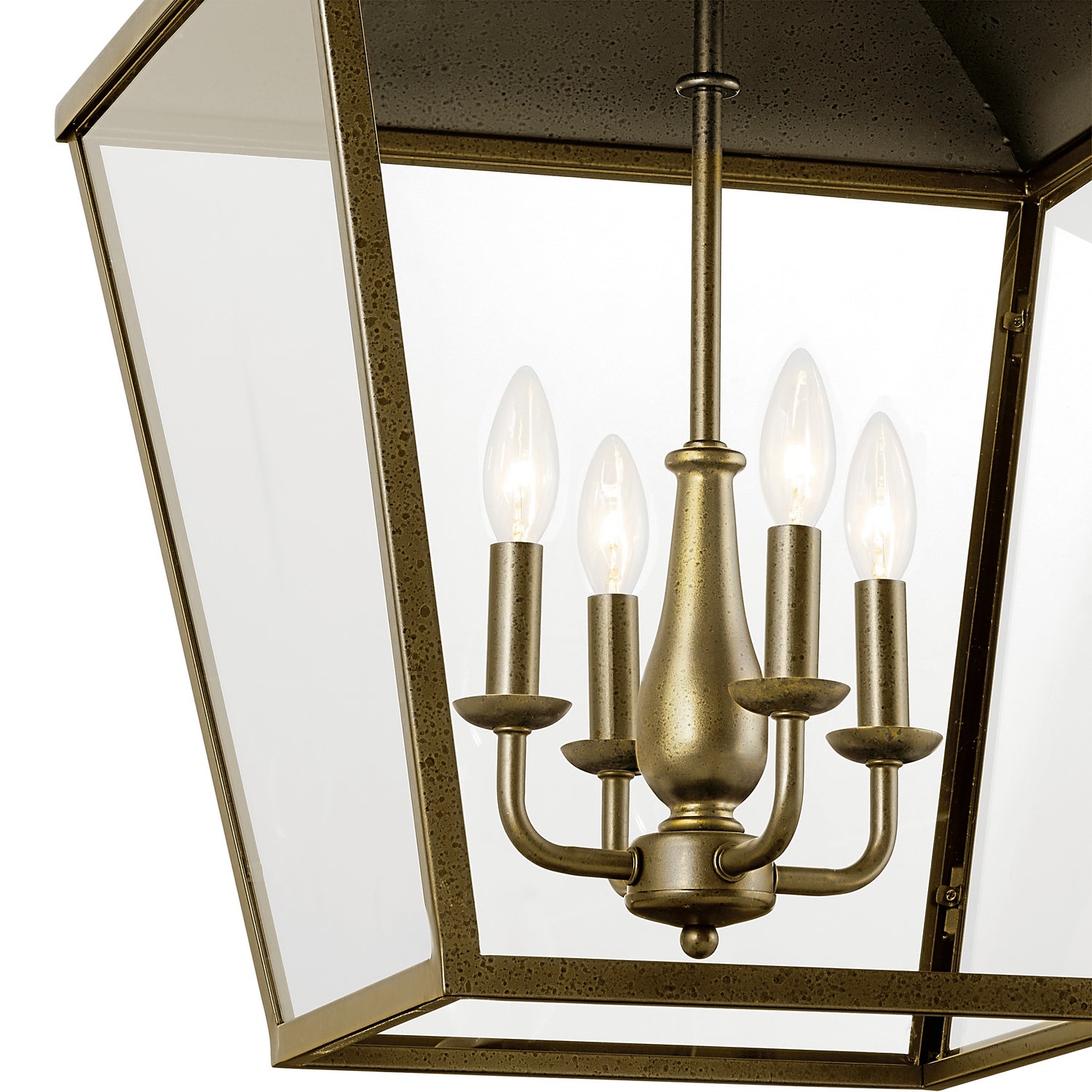 Kichler - 52475CHZ - Four Light Foyer Pendant - Dame - Character Bronze