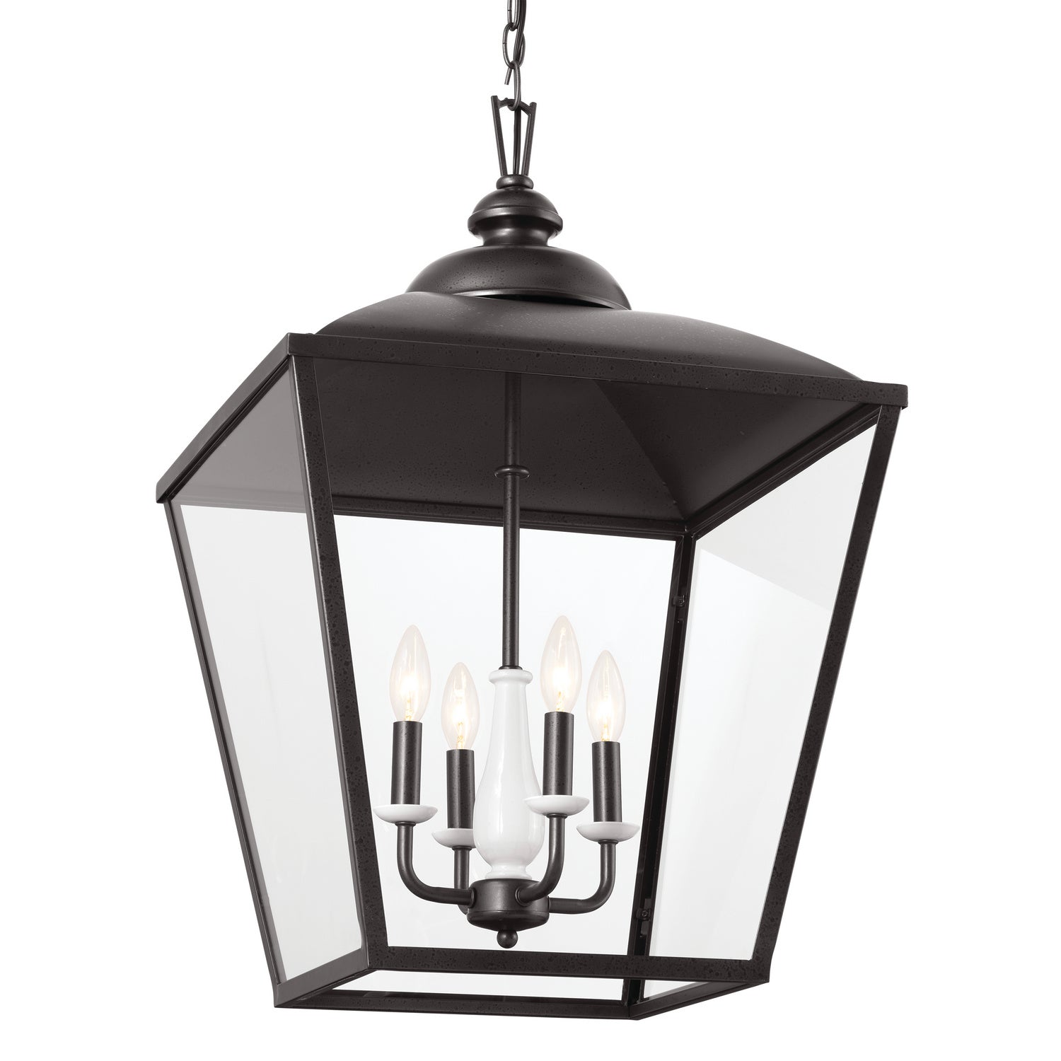 Kichler - 52475AVI - Four Light Foyer Pendant - Dame - Anvil Iron