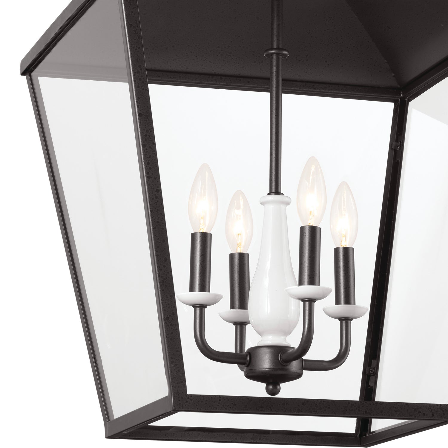 Kichler - 52475AVI - Four Light Foyer Pendant - Dame - Anvil Iron