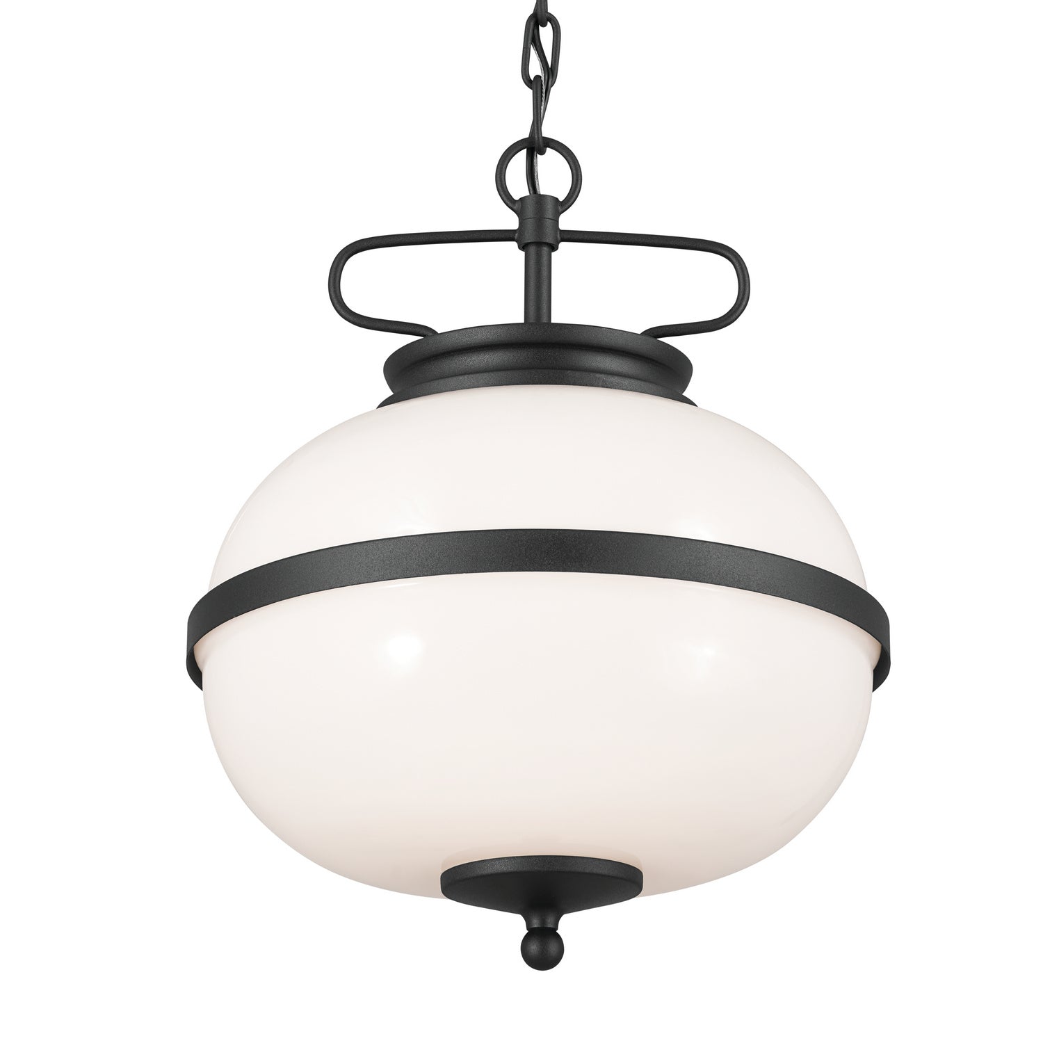 Kichler - 52478BKT - Two Light Pendant - Opal - Textured Black