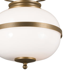 Kichler - 52478CHZ - Two Light Pendant - Opal - Character Bronze