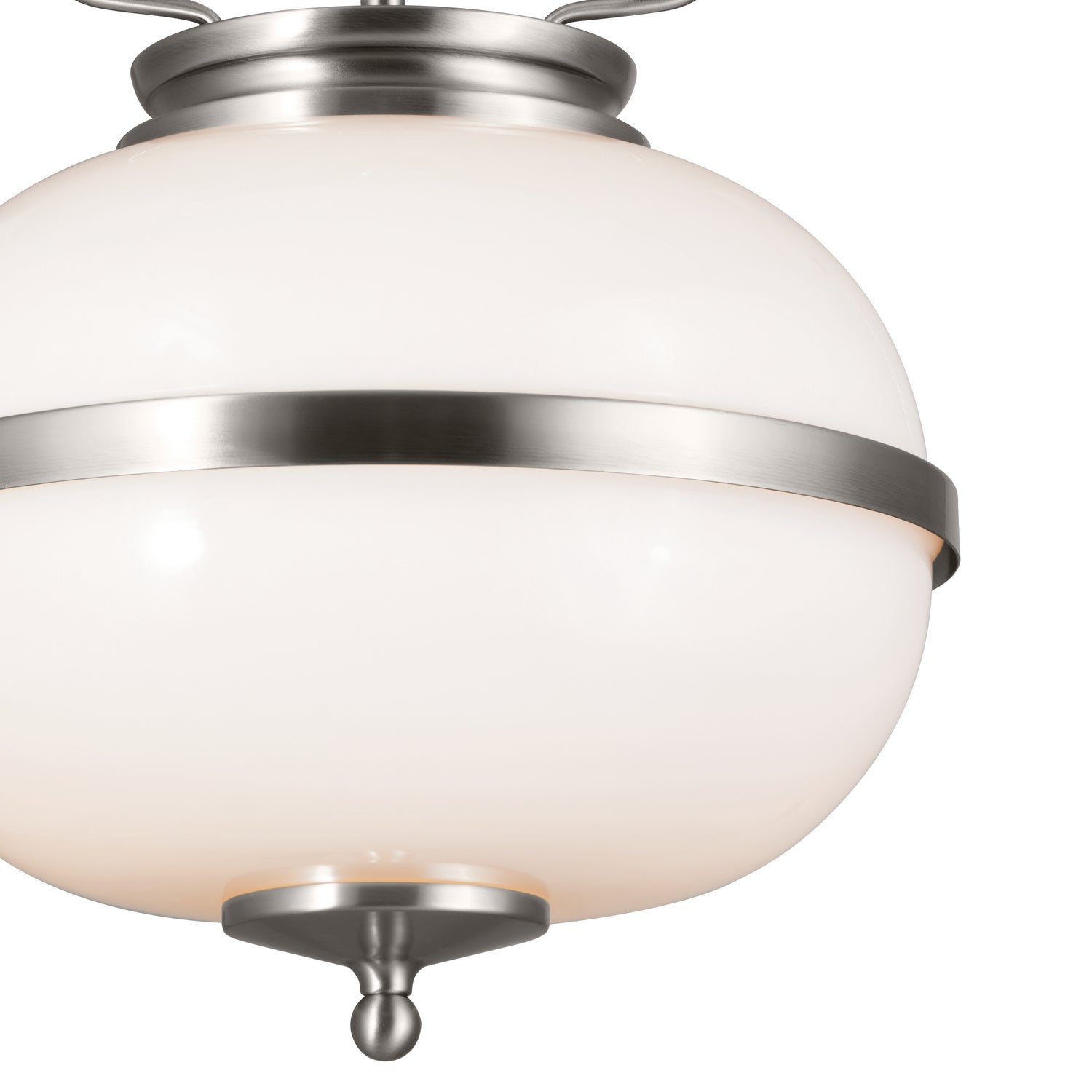 Kichler - 52478CLP - Two Light Pendant - Opal - Classic Pewter