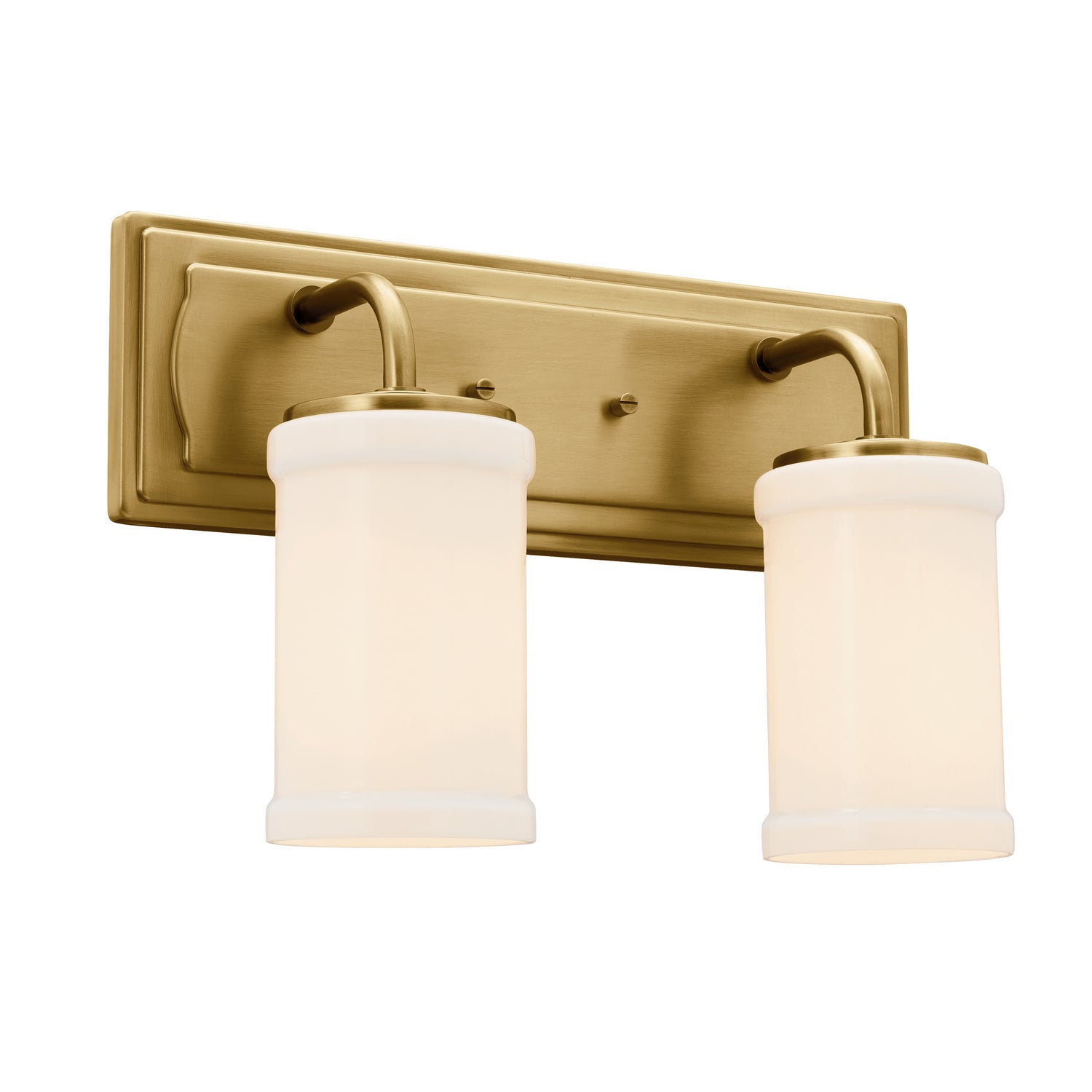 Kichler - 55130NBR - Two Light Bath - Vetivene - Natural Brass