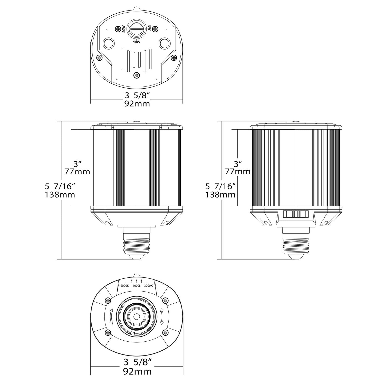 Satco - S28928 - Light Bulb - White