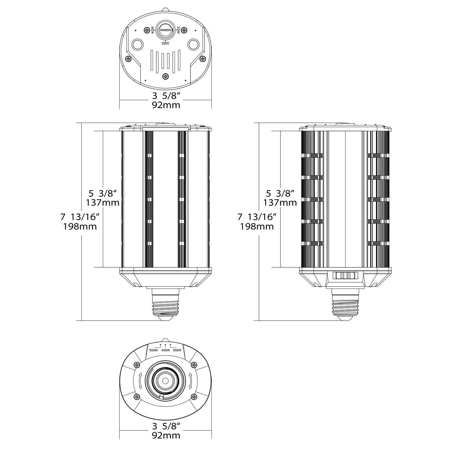 Satco - S28929 - Light Bulb - White