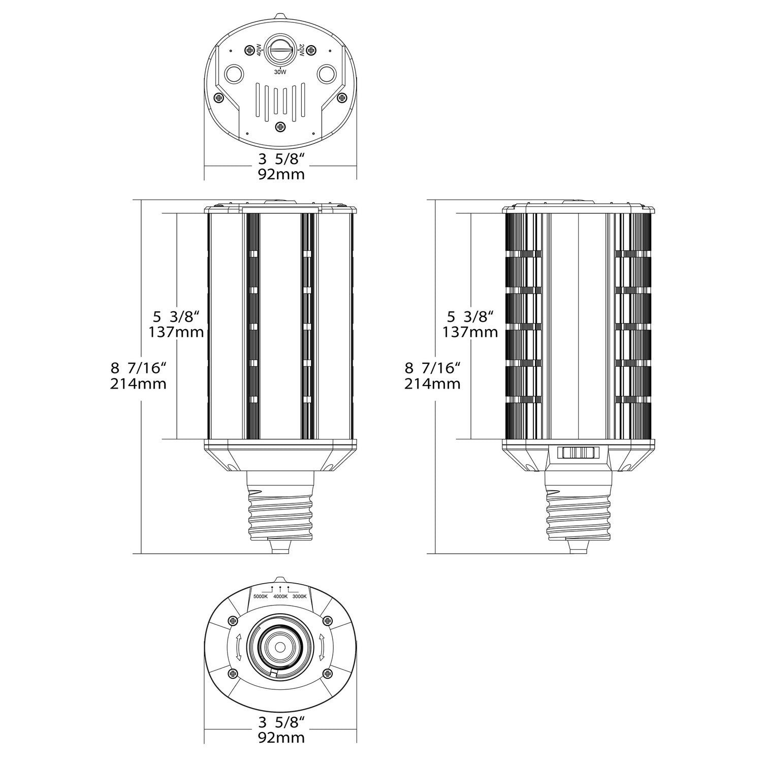 Satco - S28930 - Light Bulb - White