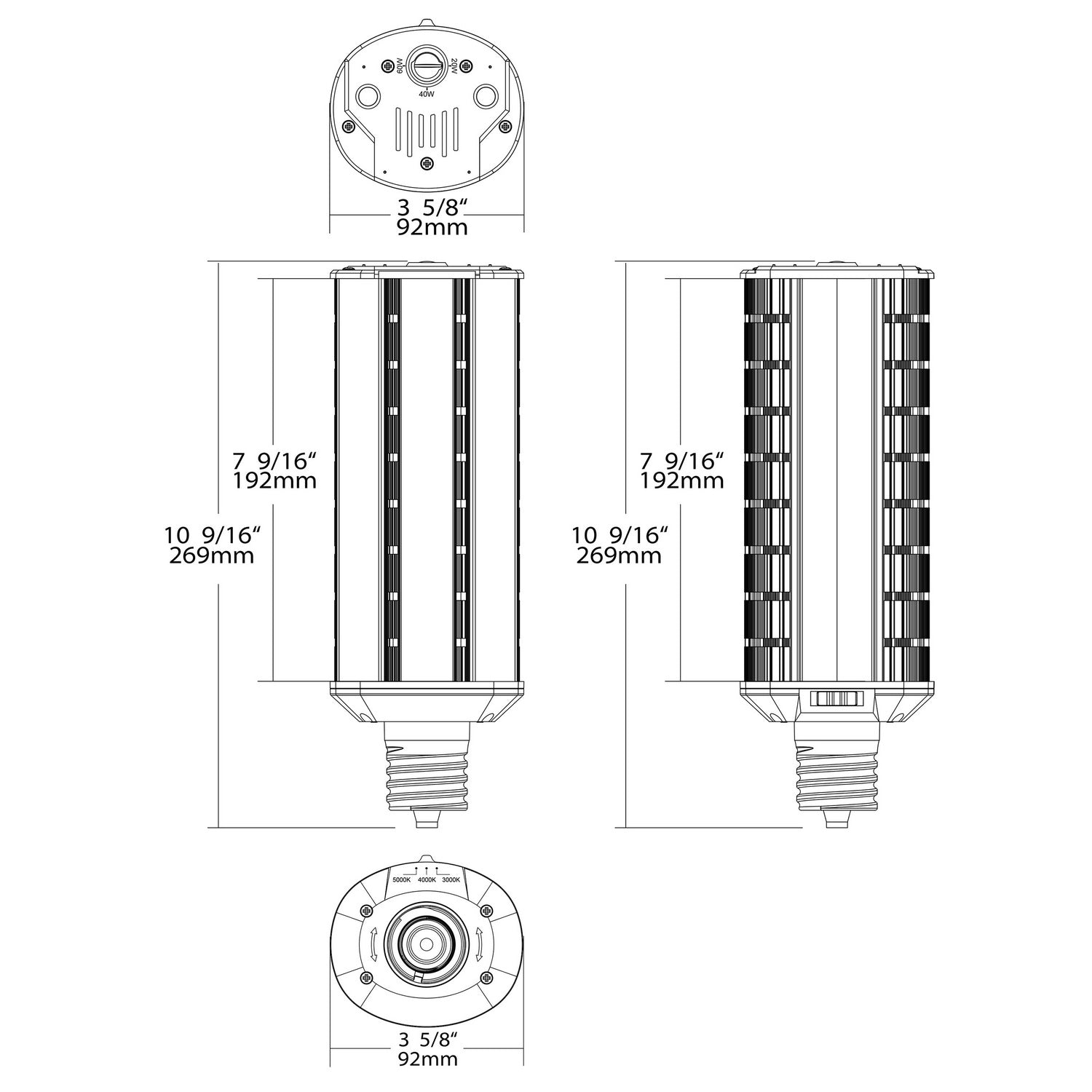 Satco - S28987 - Light Bulb - White