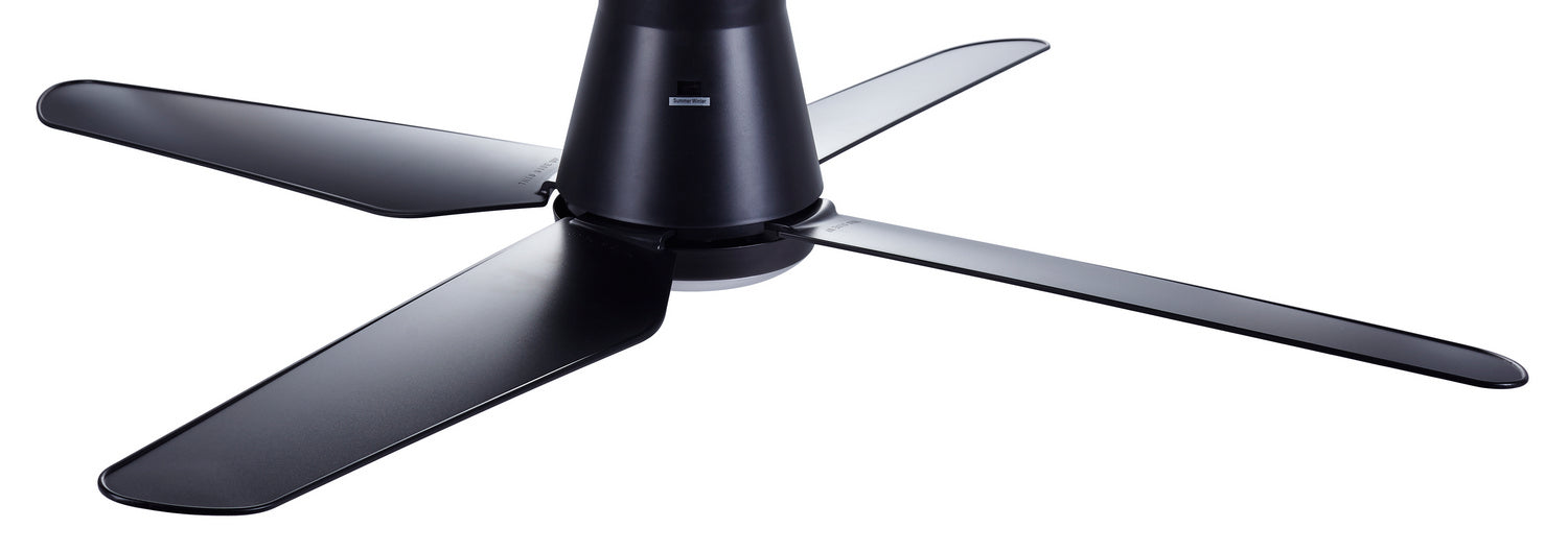 Beacon Lighting - 21300201 - 52``Ceiling Fan - Aria Hugger - Black