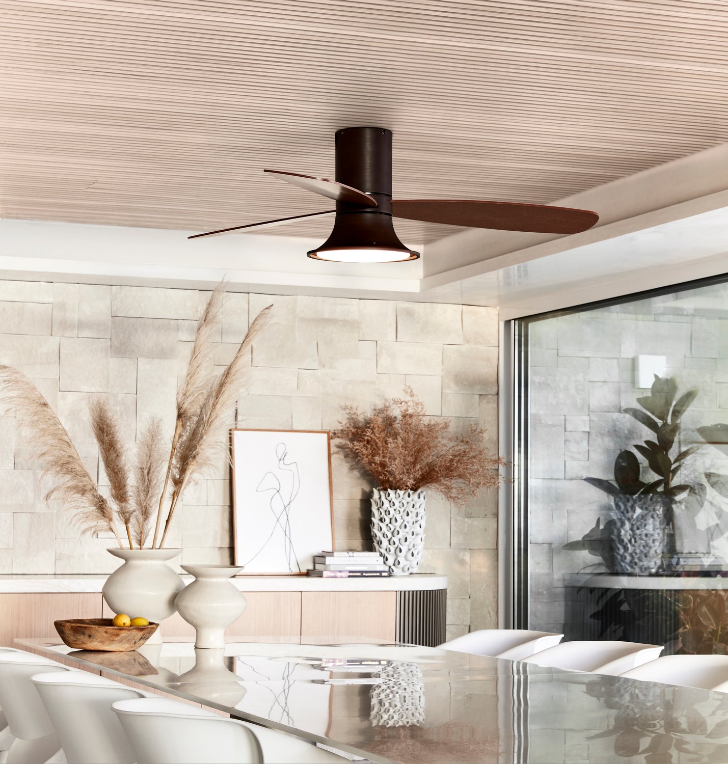 Beacon Lighting - 21066301 - 52"Ceiling Fan - Flusso - Oil Rubbed Bronze