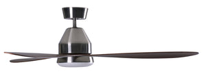 Beacon Lighting - 21304501 - 56``Ceiling Fan - Lucci Air Whitehaven - Brushed Chrome