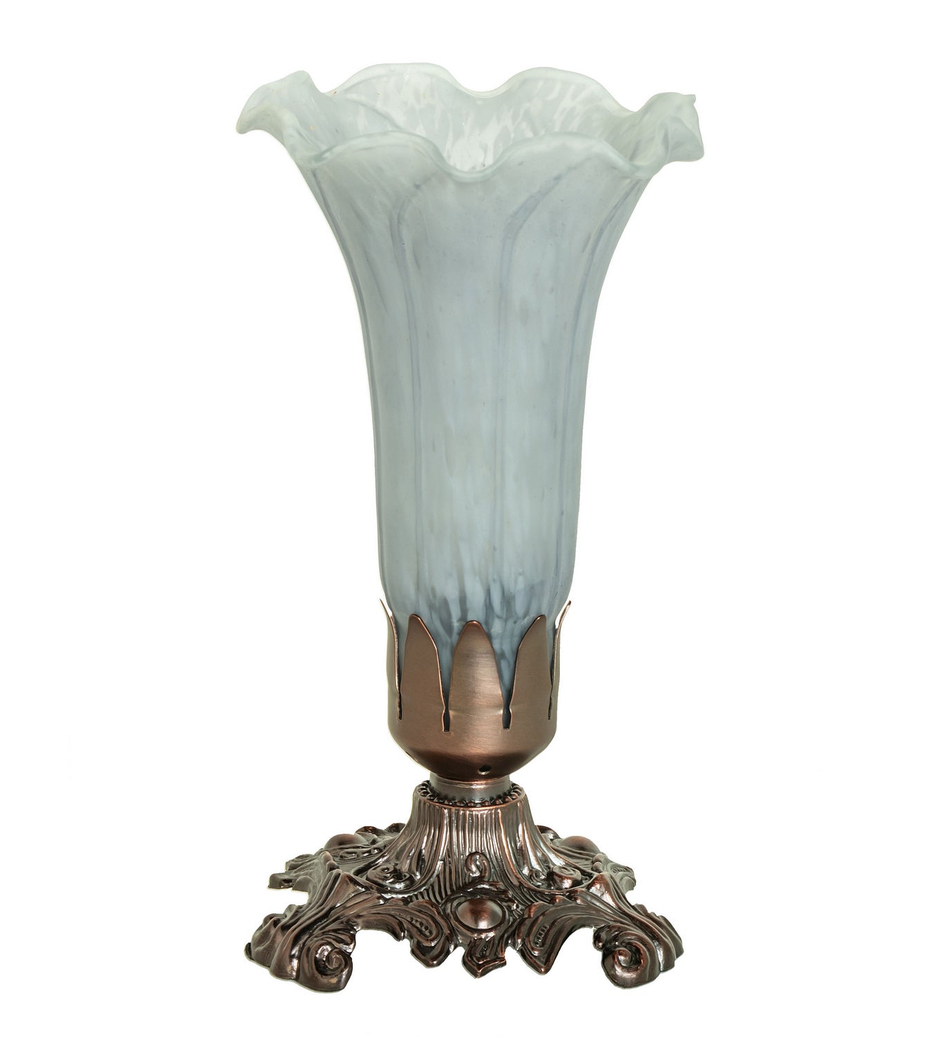 Meyda Tiffany - 141548 - One Light Mini Lamp - Gray - Mahogany Bronze