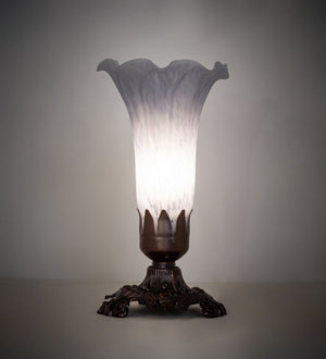 Meyda Tiffany - 141548 - One Light Mini Lamp - Gray - Mahogany Bronze