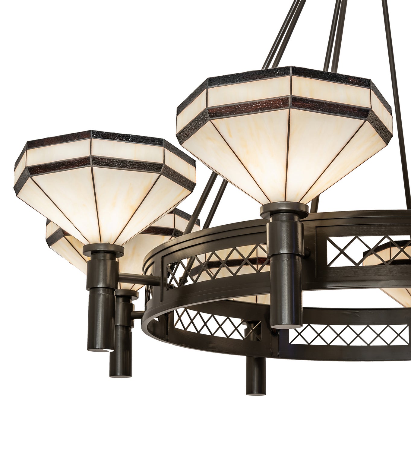 Meyda Tiffany - 245369 - Eight Light Chandelier - Topridge - Timeless Bronze