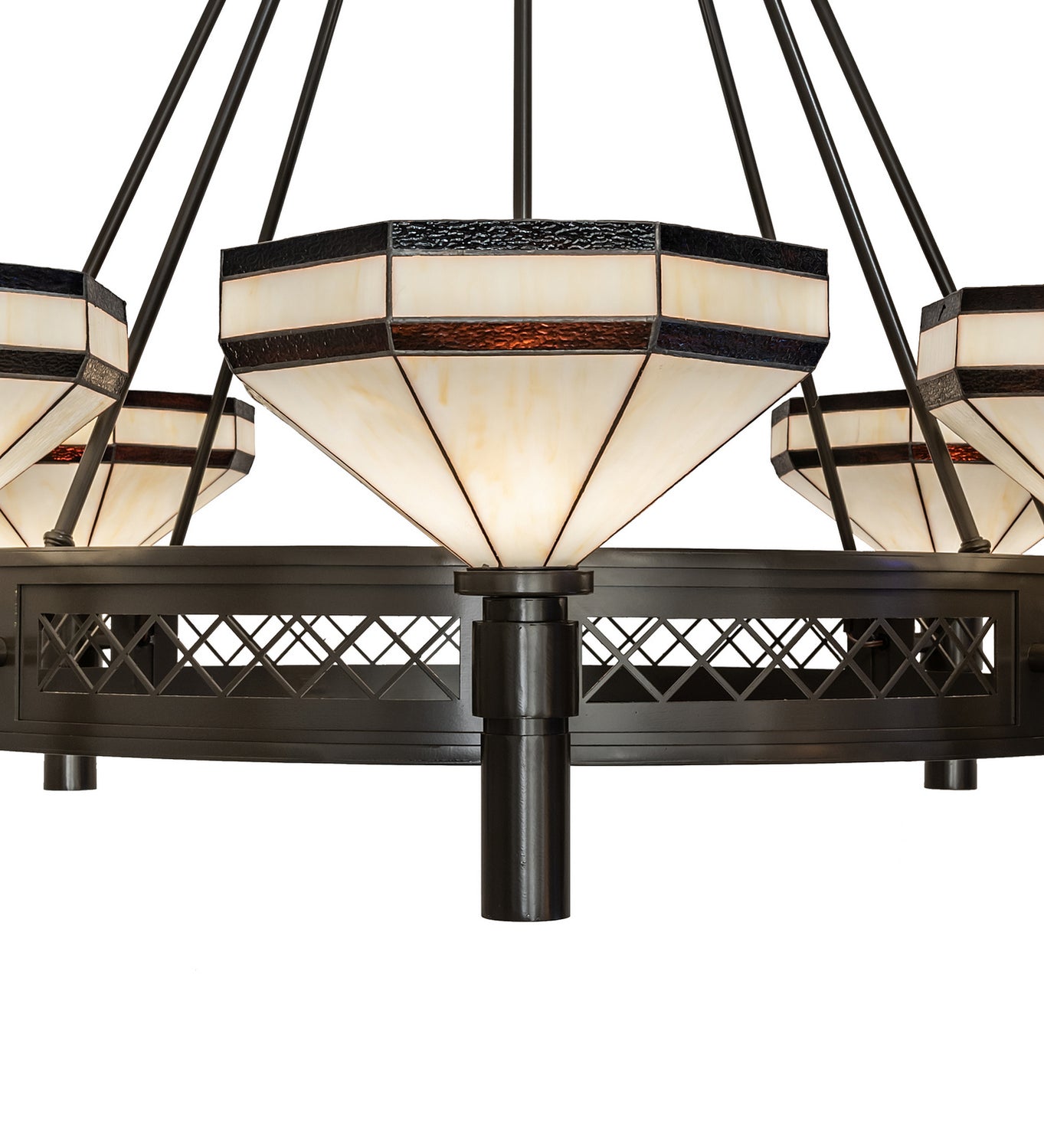 Meyda Tiffany - 245369 - Eight Light Chandelier - Topridge - Timeless Bronze