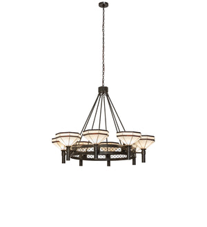 Meyda Tiffany - 245369 - Eight Light Chandelier - Topridge - Timeless Bronze