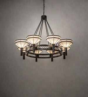 Meyda Tiffany - 245369 - Eight Light Chandelier - Topridge - Timeless Bronze