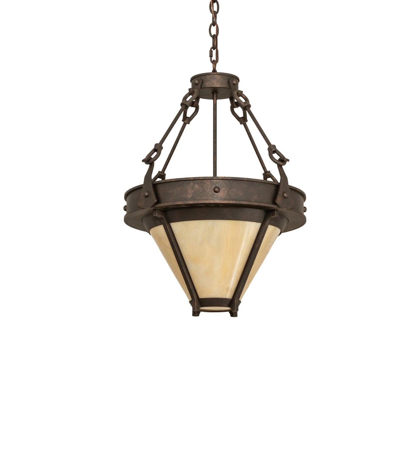 Meyda Tiffany - 246057 - Two Light Pendant - Nehring - Gilded Tobacco