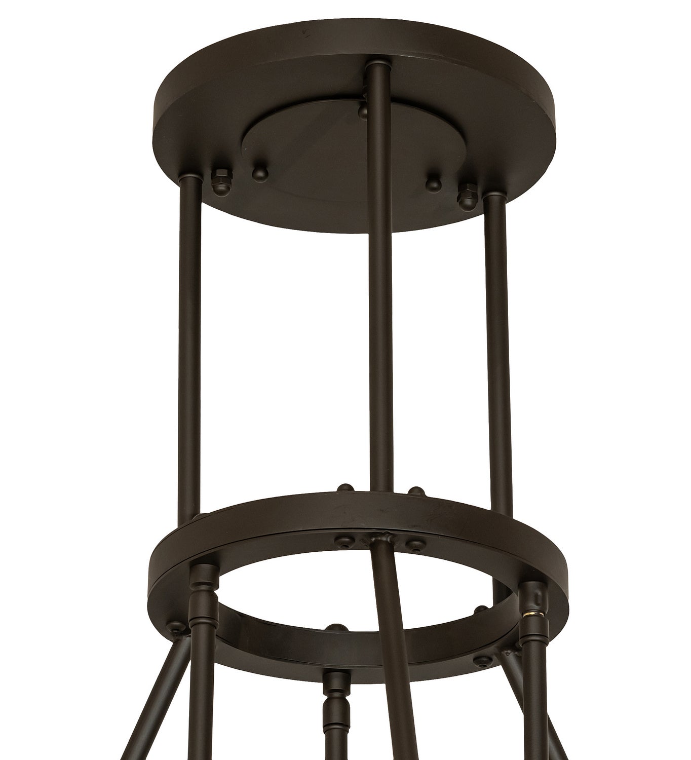 Meyda Tiffany - 248345 - Six Light Chandelier - Cartier - Oil Rubbed Bronze