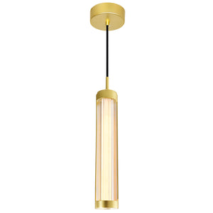 CWI Lighting - 1343P3-602-C - LED Mini Pendant - Neva - Satin Gold