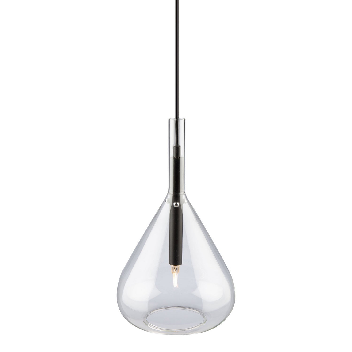 Artcraft - AC11161BK - One Light Pendant - Conic - Black