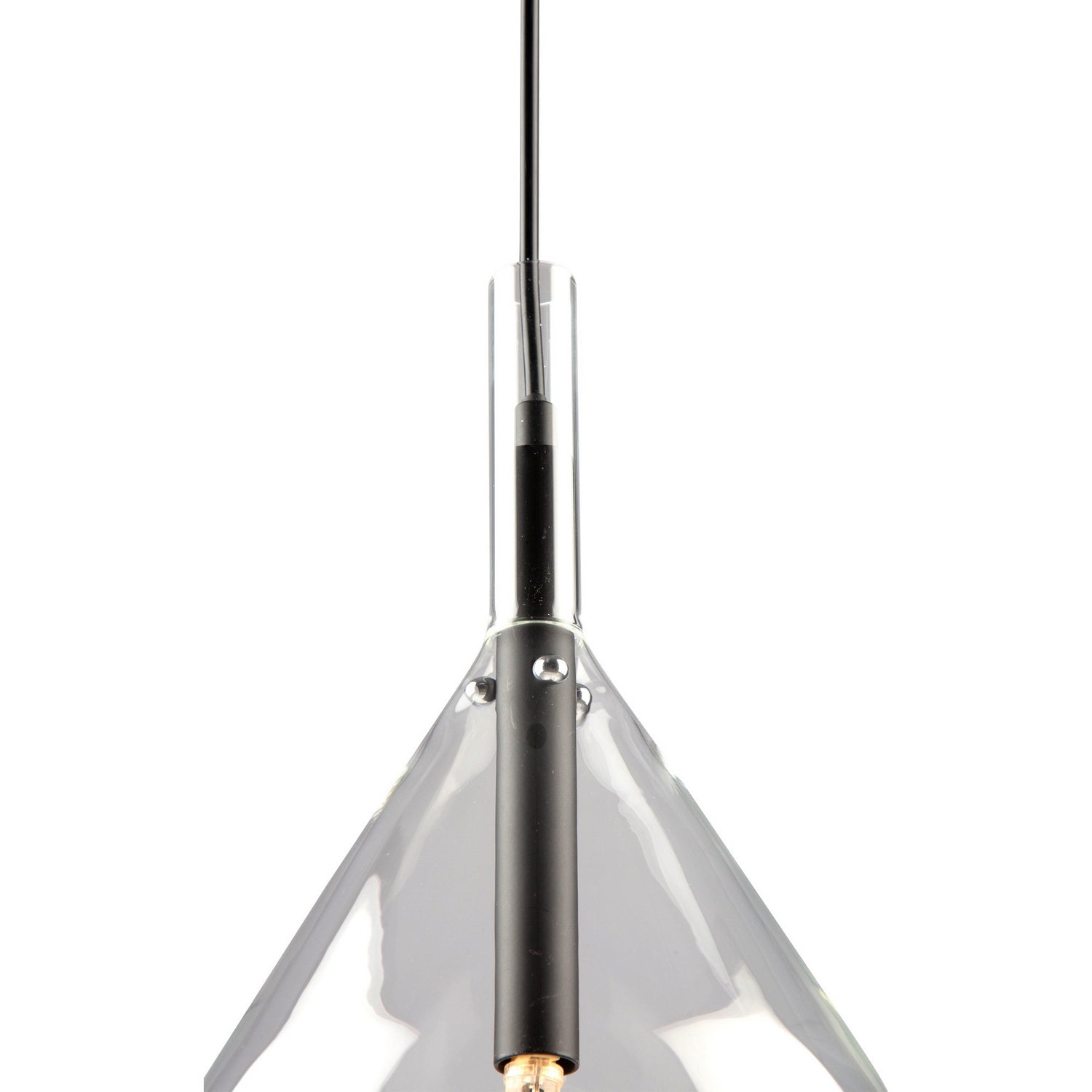 Artcraft - AC11161BK - One Light Pendant - Conic - Black