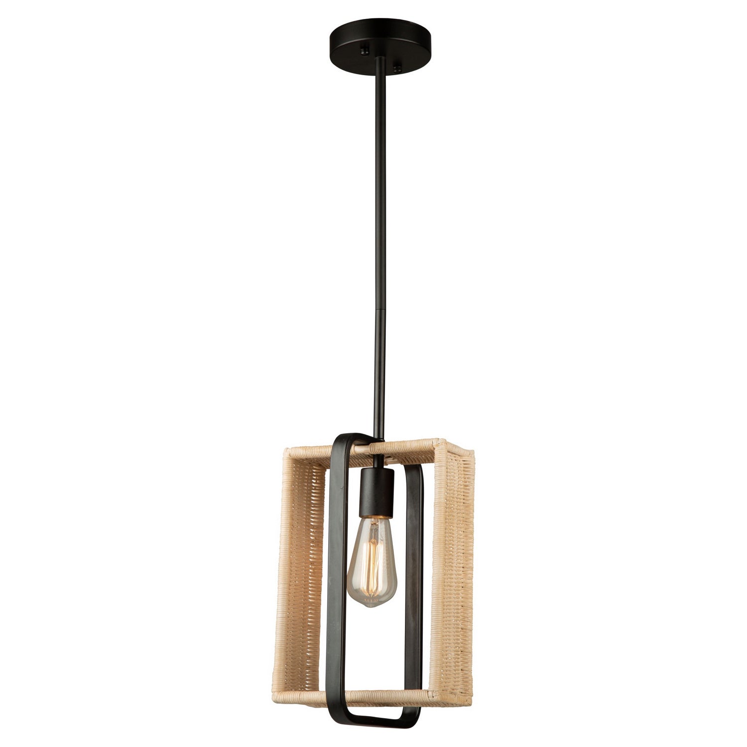 Artcraft - AC11711BK - One Light Pendant - Perris - Black