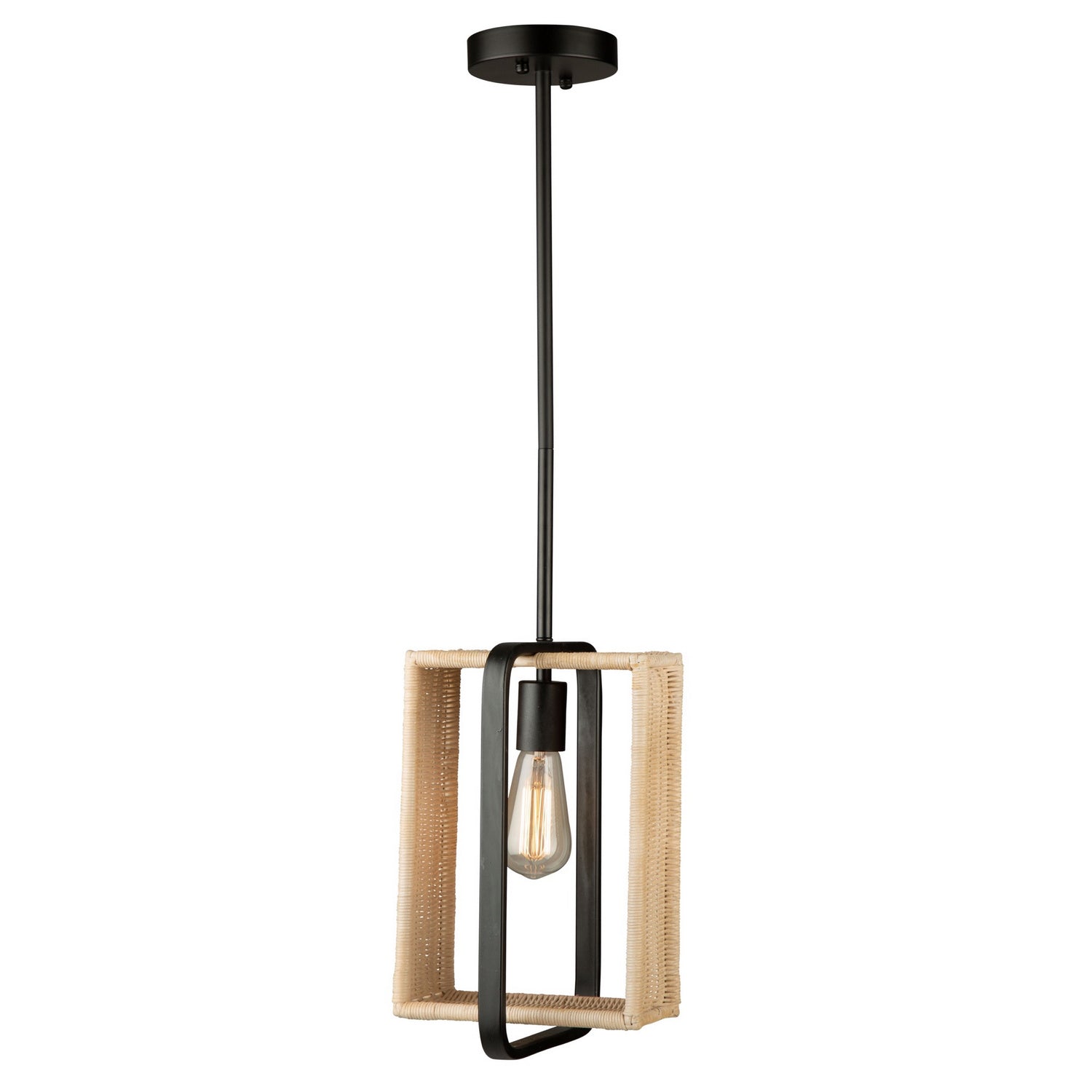 Artcraft - AC11711BK - One Light Pendant - Perris - Black