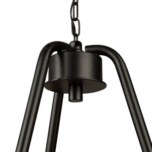 Artcraft - AC11713BK - Three Light Chandelier - Perris - Black