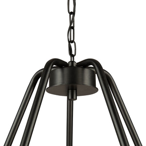 Artcraft - AC11715BK - Five Light Chandelier - Perris - Black