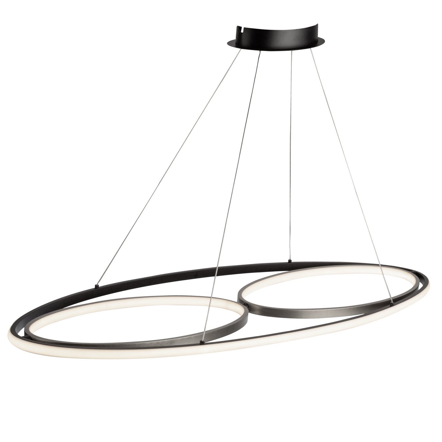 Artcraft - AC6670NB - LED Pendant - Gemini - Black, Nickel