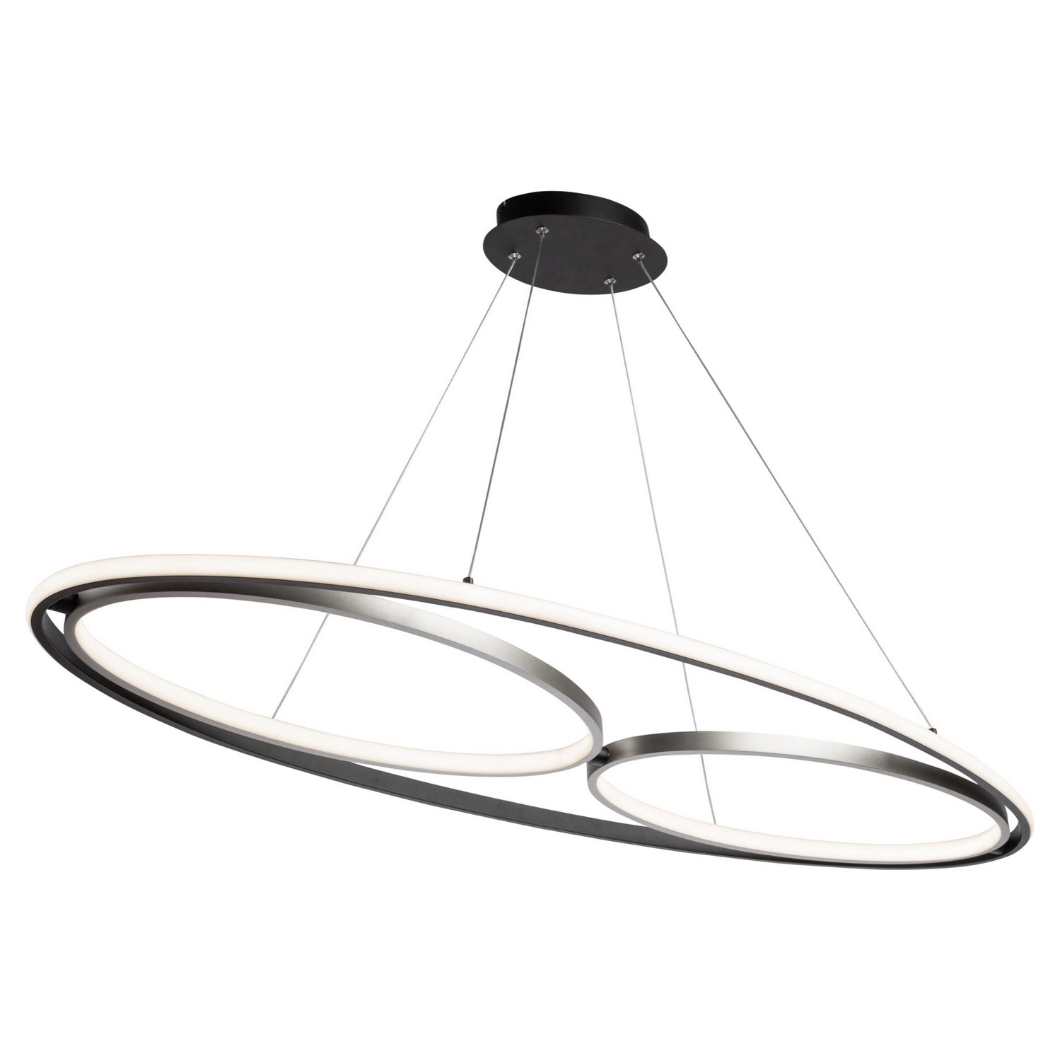 Artcraft - AC6670NB - LED Pendant - Gemini - Black, Nickel