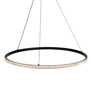 Artcraft - AC6712BK - LED Pendant - Nova - Black