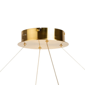 Artcraft - AC6722BB - LED Pendant - Stella - Brushed Brass