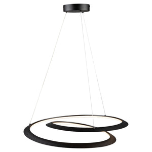 Artcraft - AC7678BK - LED Pendant - Ara - Black