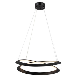 Artcraft - AC7679BK - LED Pendant - Ara - Black