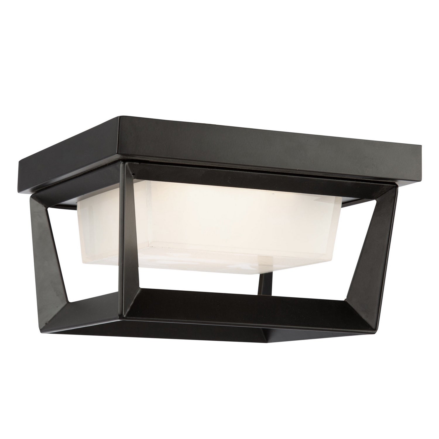 Artcraft - AC9186BK - LED Outdoor Flush Mount - Waterbury - Black