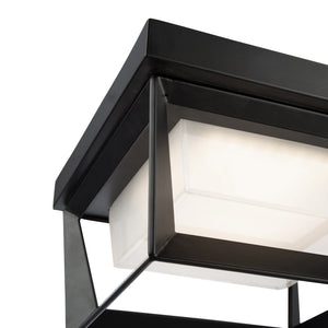 Artcraft - AC9186BK - LED Outdoor Flush Mount - Waterbury - Black