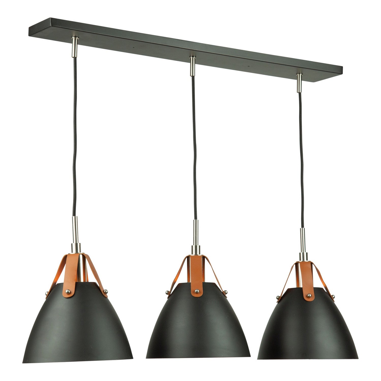 Artcraft - SC13324BK - Three Light Island Pendant - Tote - Black