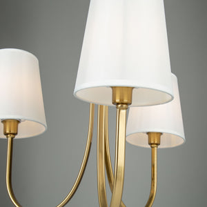 Artcraft - SC13333BG - Three Light Chandelier - Rhythm - Brushed Gold