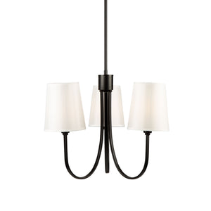 Artcraft - SC13333BK - Three Light Chandelier - Rhythm - Black