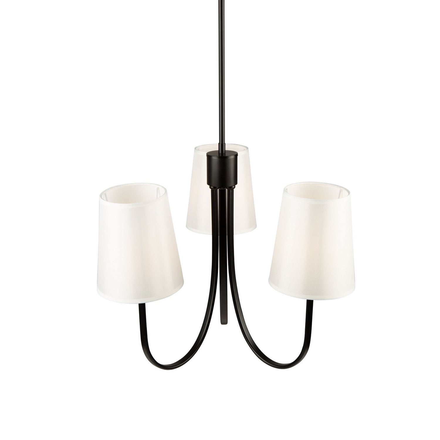 Artcraft - SC13333BK - Three Light Chandelier - Rhythm - Black