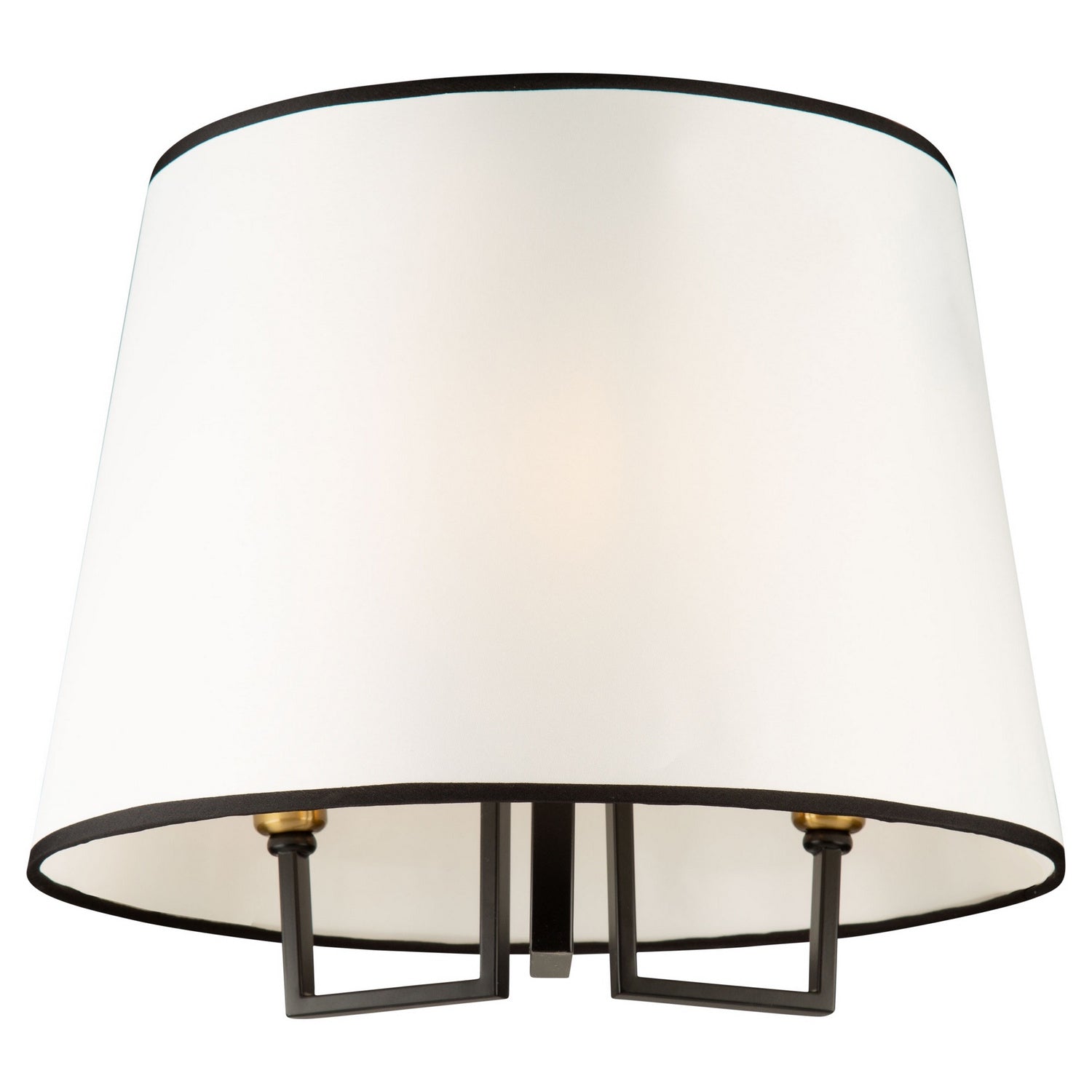 Artcraft - SC13344BK - Three Light Semi-Flush Mount - Coco - Gold, Black