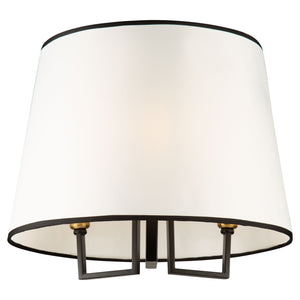 Artcraft - SC13344BK - Three Light Semi-Flush Mount - Coco - Gold, Black