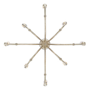 Golden - 8322-8 WG - Eight Light Chandelier - Kamila - White Gold