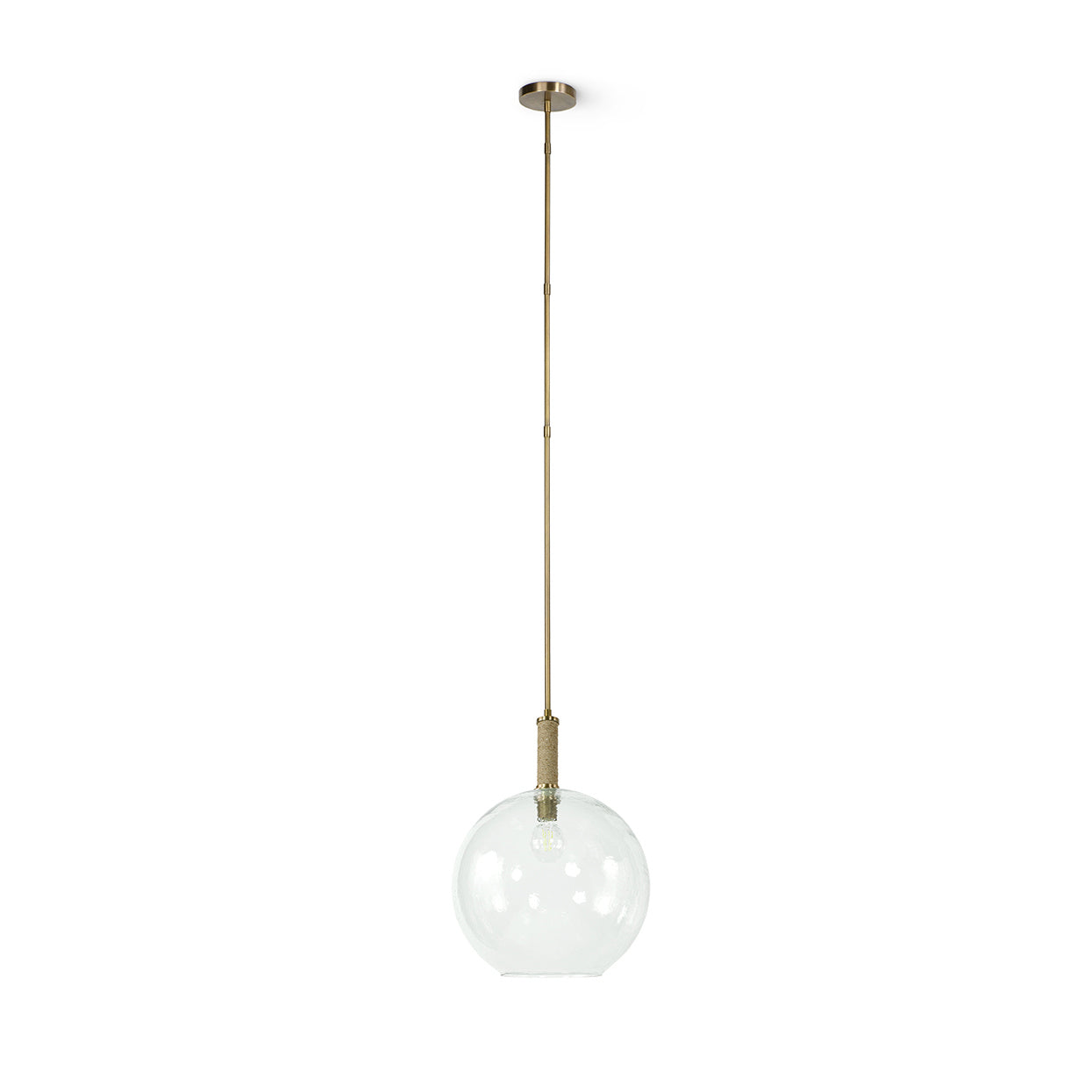 Palecek - 2124-79 - One Light Pendant - Bronson - Antique Brass