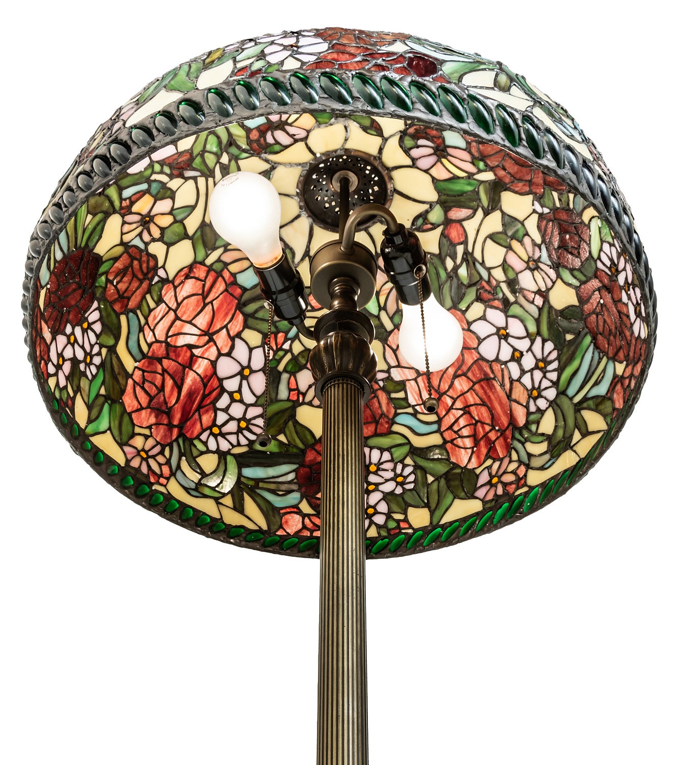 Meyda Tiffany - 203392 - Two Light Floor Lamp - Romance Rose