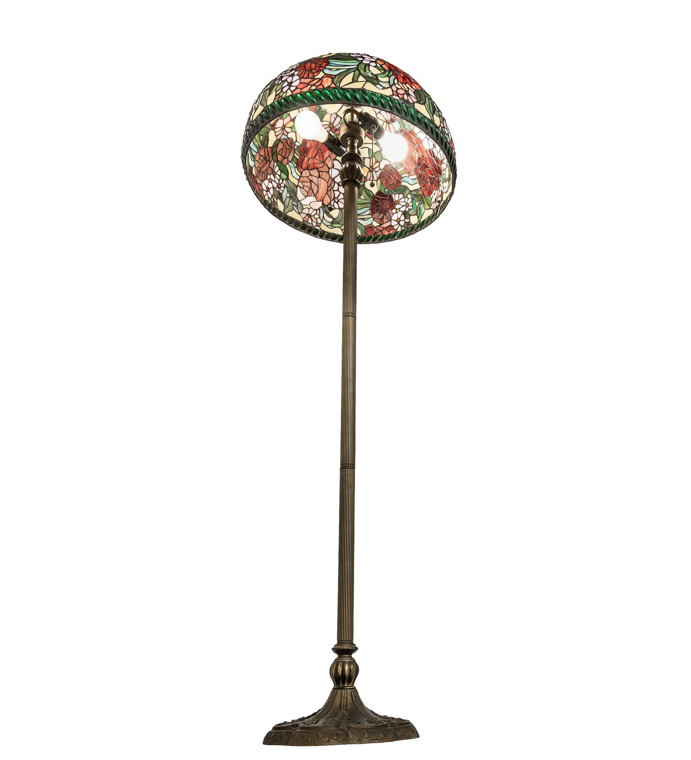 Meyda Tiffany - 203392 - Two Light Floor Lamp - Romance Rose