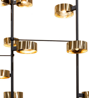 Meyda Tiffany - 223457 - 72 Light Chandelier - Pux - Flat Black/Brass Tint