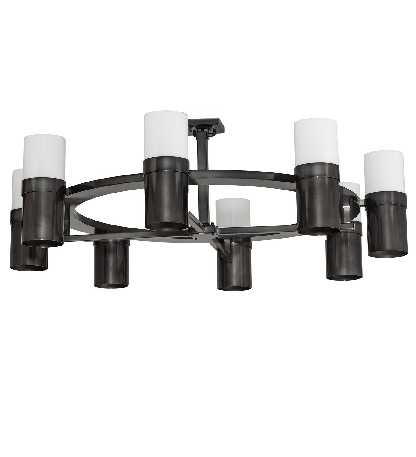 Meyda Tiffany - 229851 - LED Chandelier - Farmington - Black Chrome Over Nickel